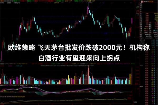 欧维策略 飞天茅台批发价跌破2000元！机构称白酒行业有望迎来向上拐点